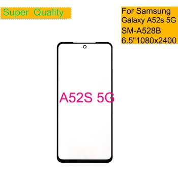 10buc/Lot Pentru Samsung Galaxy A52S 5G Ecran Tactil Panoul Frontal de Sticlă Exterior LCD Lentile A52S A528 Pahar Cu OCA