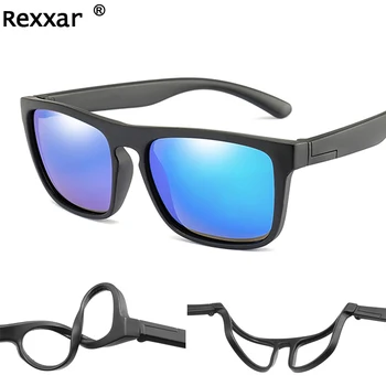 2021 Silicon Copii ochelari de Soare Polarizat Băieți Fete Pătrat TR90 Polaroid Ochelari de Soare UV400 Securitate Brand Moale ochelari de soare