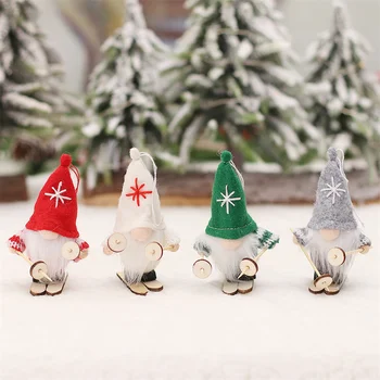 2023 Anul Nou Cadouri de Crăciun la Schi Înger Gnomi Păpuși Xmas Copac Pandantive Decoratiuni de Craciun pentru Casa 2022 Navidad Noel Deco