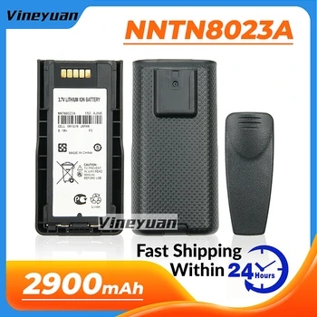 2900mAh NNTN8023, NNTN8023A, NNTN8023AC Acumulator pentru Motorola MTP3100 MTP3150 MTP3250 Două Radiouri cu Acumulator cu Clema pentru Curea