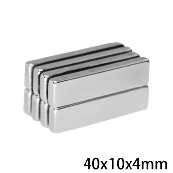 2~50PCS 40x10x4 mm Căutare Majore Sector Magnet 40mm*10mm DIY Magneți Puternici 40x10x4mm Puternici Magneți din Neodim 40*10*4 mm