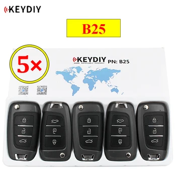 5pcs/lot KEYDIY seria B B25 3 buton universal KD control de la distanță pentru KD200 KD900 KD900+ URG200 KD-X2 mini KD