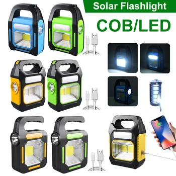 Alimentat solare Lanterna Orbire COB Lumina USB de Încărcare de Urgență, Lămpi de Lucru cu LED-uri Lumina Portabil Impermeabil în aer liber Camping Lumina