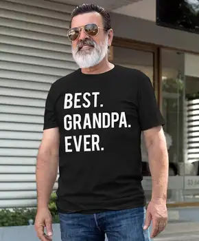 Cel mai bun Bunic din lume Scrisoare de Imprimare pentru Bărbați Tricou Grafic Tricouri Barbati Gât Rotund Maneca Scurta de Vara Tricouri de sex Masculin Casual Harajuku Îmbrăcăminte