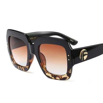 HBK Clasic de ochelari de Soare Patrati Modis Roșu Și Verde Cadru Oculos De Sol 2019 Lux pentru Femei Brand Italian de Designer, Ochelari de Soare