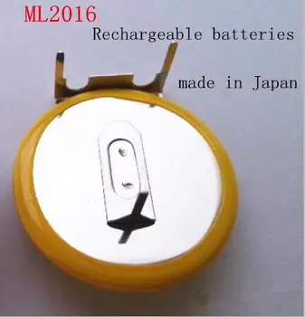HOT NOU ML2016 2016 3V Telecomanda baterie litiu Reîncărcabilă Li-ion