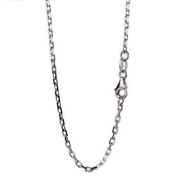 JustNeo solid argint 925 oval cablu lanț colier cu rodiu placa 16-28inch,de Bază Lanțuri pentru Pandantive