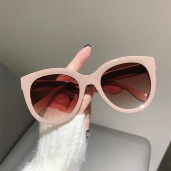 KAMMPT Vintage Rotund ochelari de Soare Barbati Femei 2022 Moda Retro Gradient de sex Feminin Shades Ochelari de Trend Design de Brand UV400 Ochelari de Soare