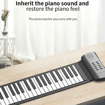 Konix Pliere 61 De Clape De Pian Instrumente Muzicale Electronice Tastatură Electric Digital Rola De Pian Instrumente Muzicale Pliabil Cadouri