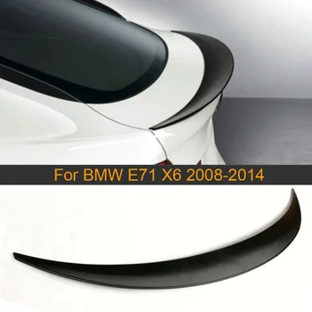 Masina din Spate Spoiler Portbagaj Aripa pentru BMW E71 X6 2008 - 2014 PU Nevopsite Grund Negru Spoiler Spate Aripa capota Portbagajului Buze
