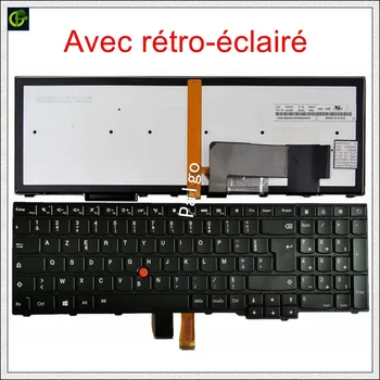 Noi francez cu iluminare de fundal Tastatură Azerty pentru Lenovo IBM thinkpad W550 P50S 20FK 20FL T560 L560 4Y2652 04Y2682 04Y2688 04Y2719 FR