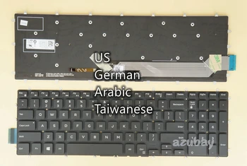 NOI germană arabă din Taiwan Tastatura pentru Dell Inspiron 3793 5570 5575 5770 5775, 15 Jocuri 7577, 15- 5565 5567 5583 cu iluminare din spate