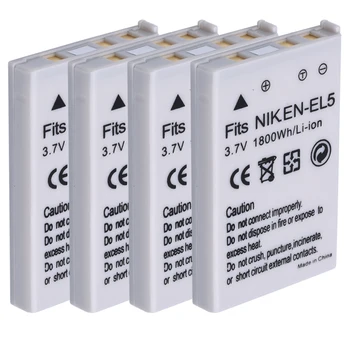 Pentru Nikon EN-EL5 ENEL5 aparat de fotografiat baterie P530 P520 P510 P500 P100 P5000 P5100 P6000 3700 4200