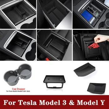 Pentru Tesla Model 3 Model Y 2021 2022 Tabloul De Bord Cutie De Tesut De Control Central De Depozitare Cutie De Depozitare Organizarea Accesorii