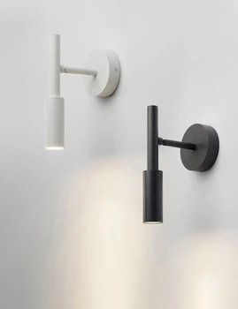 Postmodern Minimalist Noptieră Lampa de Perete Alb / Negru Dormitor, Camera de zi Studiu lampa de Citit Nordic Design Modern cu Led-uri Lumina de Perete