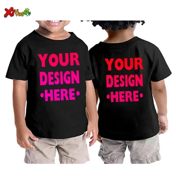 Propriul design tricou copii, Imbracaminte Copii Desene animate baieti Tricou Haine fata Copil Copil Costum de echipa școlii tricou logo-3T