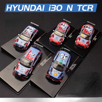 Scara 1/43 aliaj de turnare model de masina IXO Hyundai i30 N TCR 2019 i20 2018 high-end decor de colectare cadou