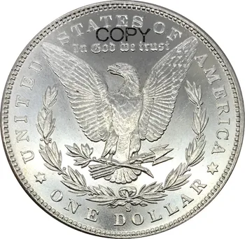 Statele unite ale Americii 1 Un Dolar Morgan Dollar 1894 s de cupru si nichel Placat cu Argint Copia Monede