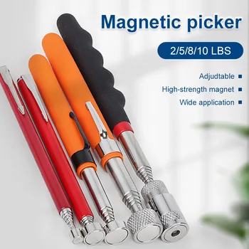 Telescopic Magnetic, Pix cu Lumina Portabil Mini Magnet Ridica Instrument Extensibila Pickup Stick Tija pentru Ridicarea Șuruburi Șurub Piuliță