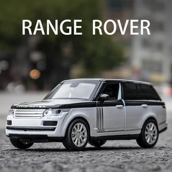 1:32 Land Rover Range Rover 2022 Aliaj Model De Masina Cu Trage Înapoi De Sunet De Lumină Copii Cadou De Colectare Turnat Sub Presiune Model De Jucărie