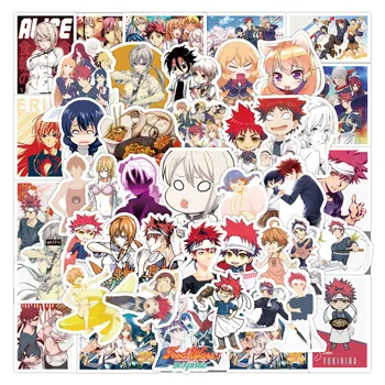 10/30/50PCS Alimente Wars!Shokugeki no Soma Anime Autocolante Laptop Chitara Depozitare rezistent la apa Graffiti Autocolant Decal Copil Jucării Clasice