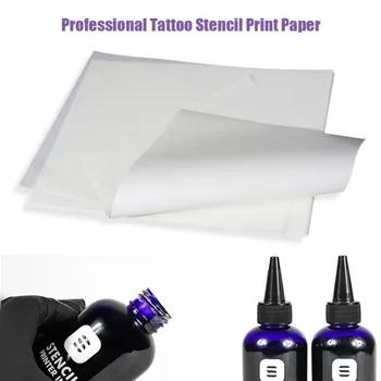 100/200/500pcs Tatuaj Stencil de Imprimare de Hârtie A4 Pentru Noua Tehnologie Tatuaj Transfer Inkject Cerneală Mașini de Transfer Tatuaj Accesorii