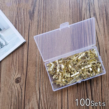 100buc Hardware Grele din Metal Universal Rama Foto Cârlig Agățat Cu Unghiile Imagine Cuier Kit Home Office Professional