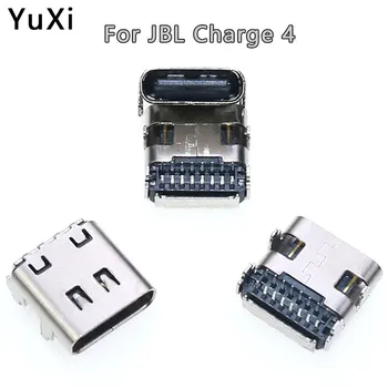 100buc USB 3.1 Tip C Conector 16 Pini Unghi Drept Prin Orificii PCB de sex Feminin Soclu Priză Pentru JBL Charge 4 Conector