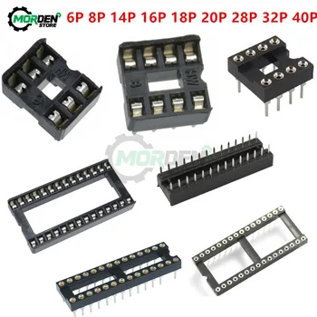 10buc BAIE IC Chip Prize Adaptor Conector Lipit Tip Soclu 6pini 8pini 14Pin 16Pin 18Pin 20Pin 28Pin 32Pin 40Pin Îngust Larg