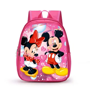 12 inch Disney Mickey Minnie Mouse Grădiniță Infantil Rucsac Mic pentru Copii de Desene animate ghiozdane Copii Cadou