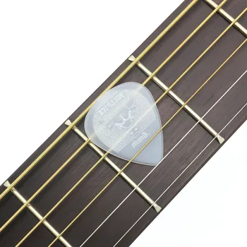 12pcs Cap de Taur 0,6 mm 0.73 mm Chitară Super Nailon Durabil Non-alunecare de Proiectare Mediator Acustice Electric Guitarra Strum Siruri de caractere