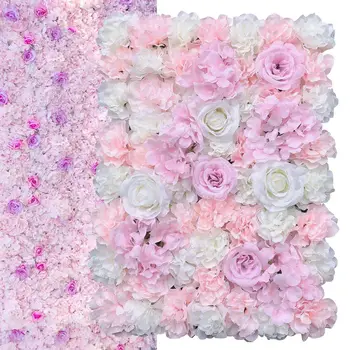 12Pcs Roz Serie Crescut Decor de Mătase Artificială de Flori Panou de Perete pentru Petrecerea de Nunta Fotografie de Desfășurare