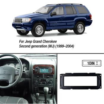1DIN Mașină de retehnologizare cadru panou DVD Audio cadru pentru jeep grand cherokee wj 99-04 Chrysler dodge Styling Accesorii Decor