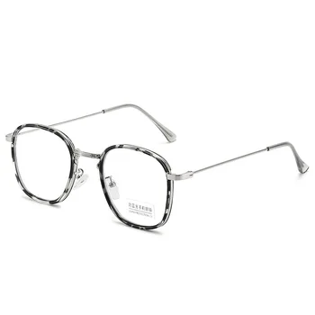 2021 Moda unisex pătrat Simplu ochelari pentru barbati femei cadru Metalic ochelari pentru party ochelari Blând Margine Neagră cadru
