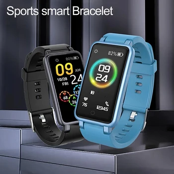 2021 Nou C2 Plus Smart Watch Pentru Barbati Femei 1.14 Inch Tensiunii Arteriale Monitor De Ritm Cardiac Brățară De Fitness Sport Smartwatch