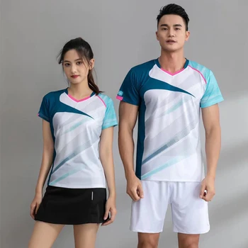 2022 Tennis T shirt Pentru Femei / Barbati Brand Nou Badminton tricou casual de tenis tricouri tenis de masă tricouri echipa de sport
