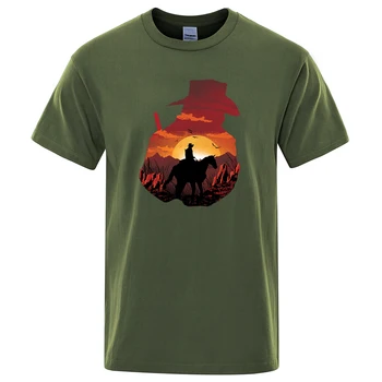 2022 Vara Marca T-shirt pentru Bărbați Morți Mers Pe jos Tricouri de sex Masculin Fierbinte Show TV Mens tricou Topuri de Moda Tendință de Hip-Hop Om Streetwear