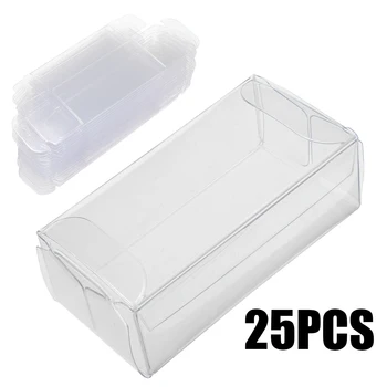 25pcs de Plastic transparent din PVC Potrivit pentru 1/64 turnat sub presiune Masina/cutie de Chibrituri/Tomica/Jucărie de Afișare Transparent Show Caz Recipient Cutie de Depozitare