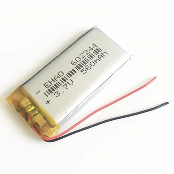 3.7 v 600mAh 602244 baterie Reîncărcabilă Li-polimer Baterie Pentru DVD MIJLOCUL PDA GPS Jucarii Electrice Vorbitor Li-po Ion