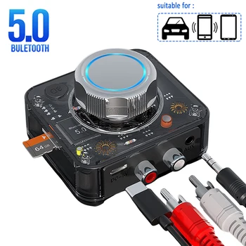 3D Stereo Bluetooth 5.0 Receptor Wireless Adaptor RCA-3.5 mm AUX Jack 3.5 TF Card Pentru Car Audio Transmitter Kit Difuzor Amplificator