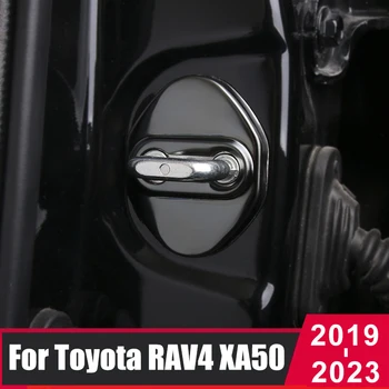4buc/Lot Masina de Blocare a Ușii Decor de Protecție Caz Acoperire Pentru Toyota RAV4 RAV 4 2019 2020 2021 2022 2023 XA50 Hibrid Accesorii