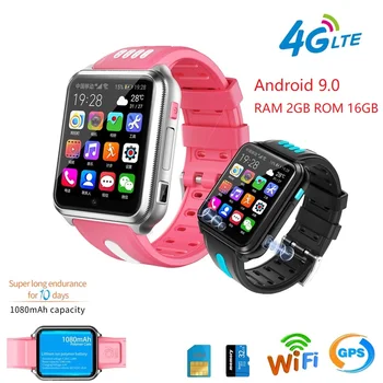 4G Camera de Copii Ceas Inteligent GPS WIFI Urmărire Apel Video Chat-ul de Voce pentru Copii Ceas de Îngrijire Pentru Student Fată Băiat Smartwatch H1 W5