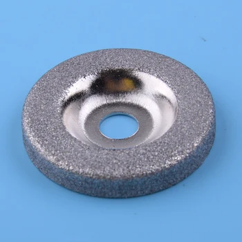 50mm Metal Argintiu Diamant de Slefuire de Cerc Roată Disc De Oțel cu Wolfram freze Instrument Ascuțit Polizor