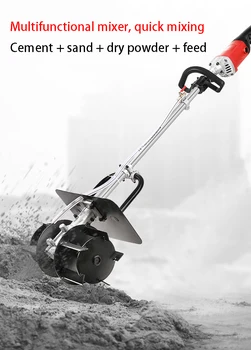7980W Mixer de Beton Portabil Electric Mic mortar de Ciment nisip ash de Mare putere de uz Casnic Industrial ash Mixer 7 viteze Viteza