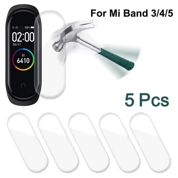 9D Folie de Protectie Pentru Xiaomi Mi Band 7 Ecran Protector Pentru Miband 7 6 5 4 3 Capacul Inteligent Watchband Mi 3 4 5 6 7 Moale Filmul Caz