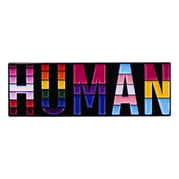 A1831 LGBT Art Curcubeu Personalizate Email Ace Steag Uman Broșe Sac Tricou Pin Rever Insigne Cadouri Bijuterii