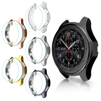 Acoperire pentru Samsung Galaxy Watch active 46mm 42mm Caz+film galss de Viteze S3 frontier bara de protectie moale smart watch placat cu coajă de protecție