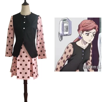 Anime Aventura Bizar JoJo lui Kawajiri Shinobu rochie de Cosplay costum personalizat