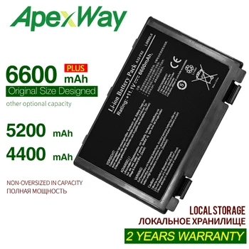 ApexWay 6 Celule Noi Bateriei Pentru Asus A32-82 A32-F52 A32-82 N82 K40 K42J K42 k50c K51 k40in K50 K50iJ K51 k50AB k50ID k50iJ
