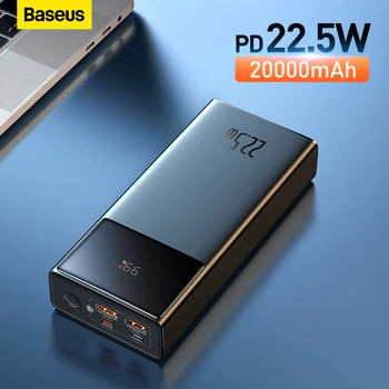 Baseus 30000mAh Power Bank 22.5 W Încărcare Rapidă Portabil Încărcător Acumulator Extern Powerbank Pentru Huawei P50 Xiaomi 20000 PoverBank